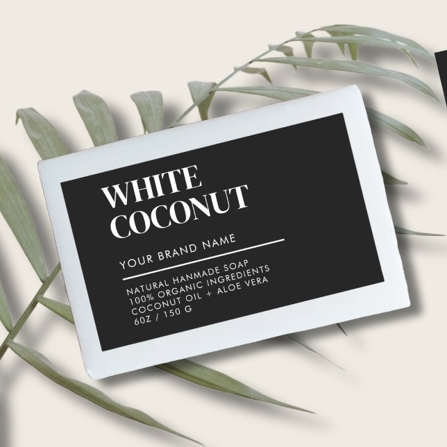 Étiquette de savon d'emballage de produit moderne (Créateur téléchargé)