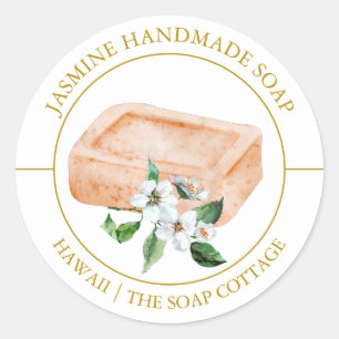 Étiquette de savon Jasmine