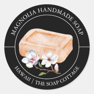Étiquette de savon Magnolia