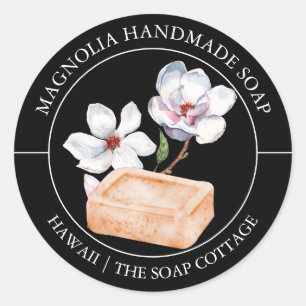 Étiquette de savon Magnolia