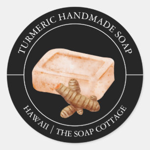 Étiquette de savon Turmeric