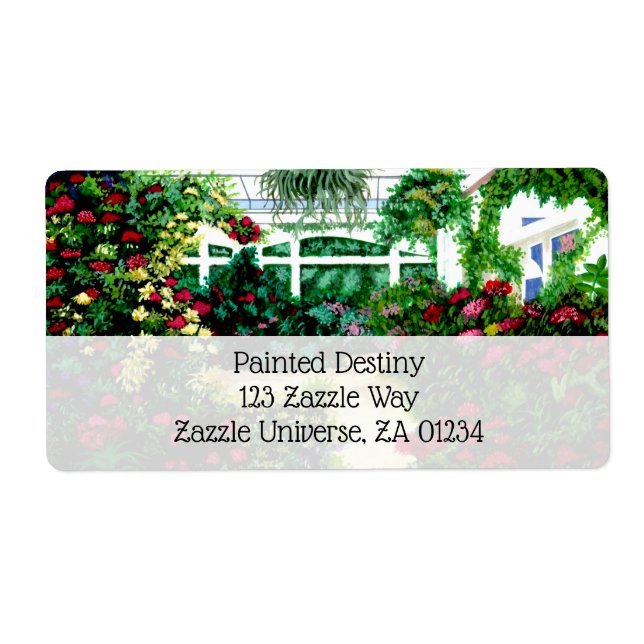 Étiquette de serre peint (Devant)