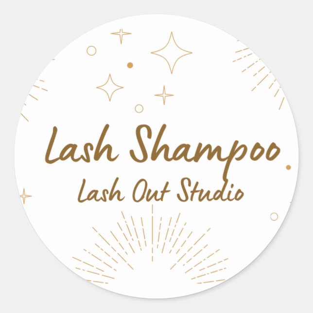 Étiquette de shampooing Lash (Devant)