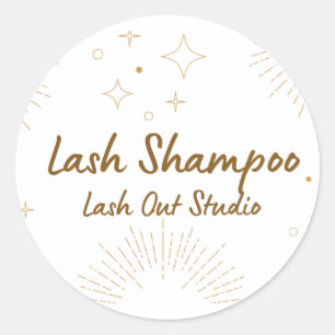 Étiquette de shampooing Lash