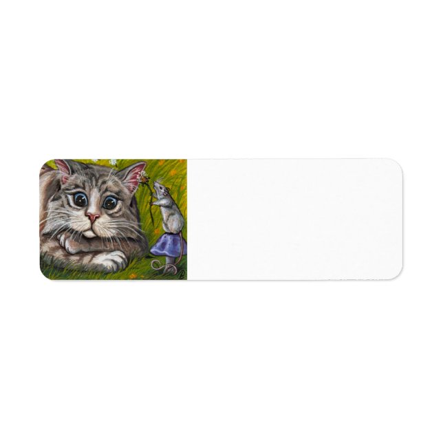 ÉTIQUETTE de souris CAT RAGDOLL (Devant)