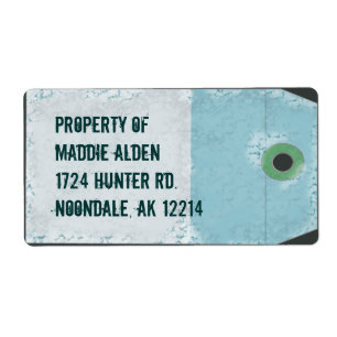 Étiquette de style de ligne aérienne