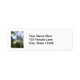 Étiquette de temple mormon de Salt Lake City