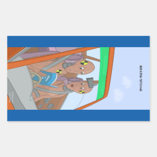 Étiquette de test de collision de nouveau rectangu