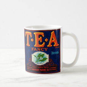 Étiquette de thé fantaisie Mug
