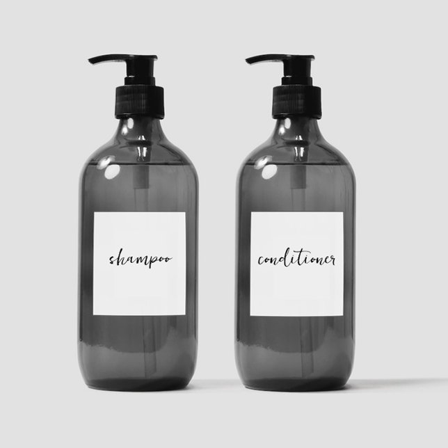 Étiquette de trousse de soins capillaires et corpo (Créateur téléchargé)