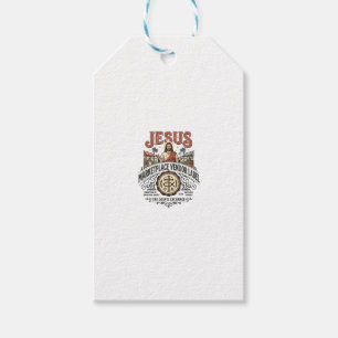 Étiquette de vendeur du marché de Jésus Marché de
