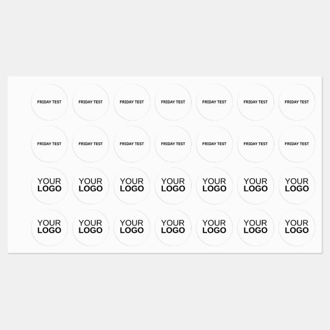 Étiquette de vêtements en petit cercle (Feuille)