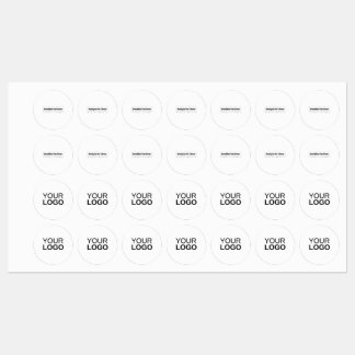 Étiquette de vêtements en petit cercle