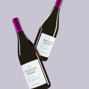 Étiquette de vin Blue Boy Baptism