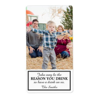 Étiquette de vin cadeau pour enfant