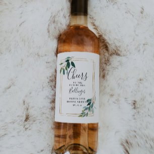 Étiquette de vin Eucalyptus Greenery