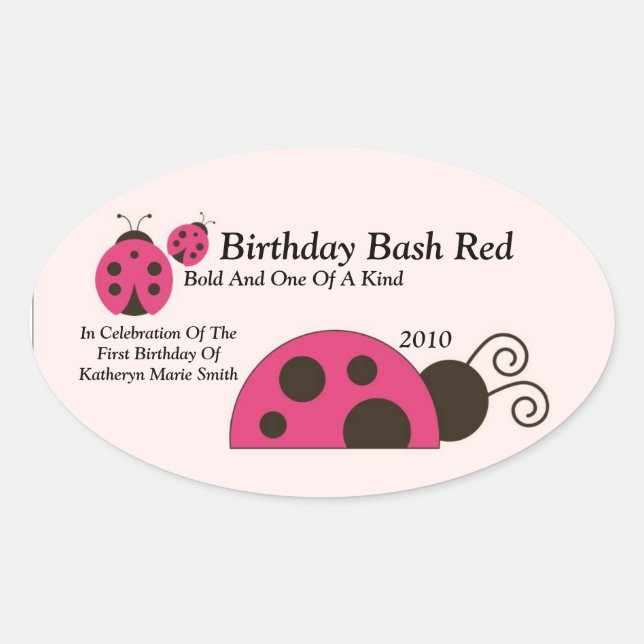 Étiquette de vin Labdybug (Devant)