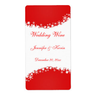 Étiquette de vin mariage