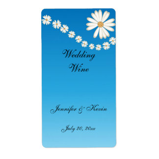 Étiquette de vin mariage