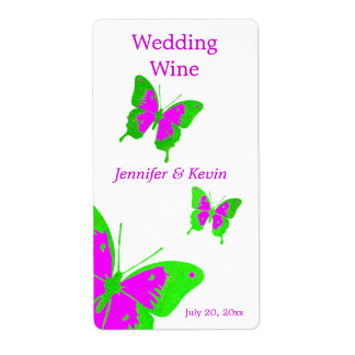 Étiquette de vin mariage