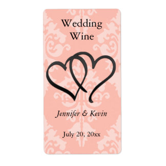 Étiquette de vin mariage