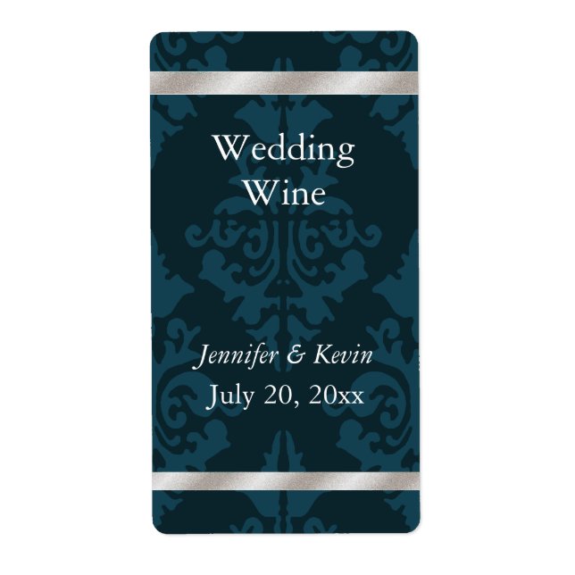 Étiquette de vin mariage (Devant)