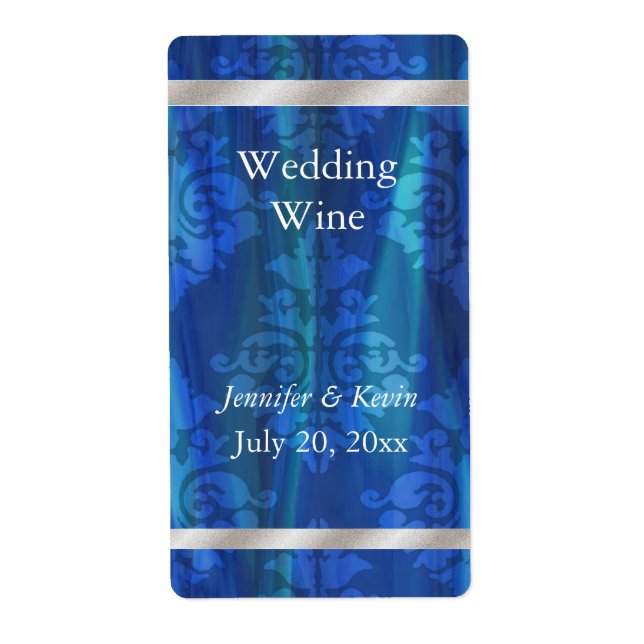 Étiquette de vin mariage (Devant)