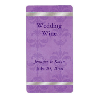 Étiquette de vin mariage