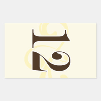 Étiquette de vin Numéro de table Stickers 12