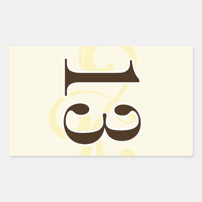 Étiquette de vin Numéro de tableau Stickers 13 (Devant)