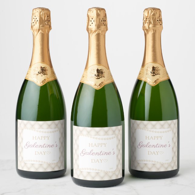 Étiquette de vin personnalisée avec touffe de diam (Bouteilles)