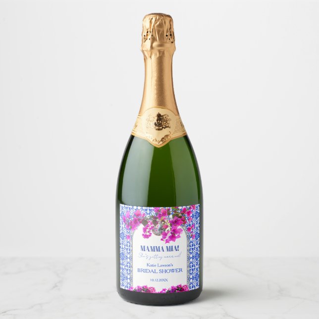 Étiquette de vin pour enterrement de vie de jeune  (Devant)