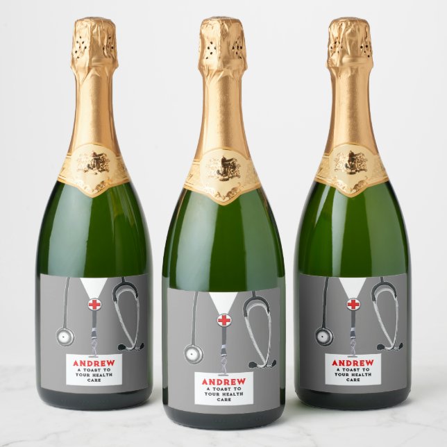 Étiquette de vin pour la fête de remise de diplôme (Bouteilles)