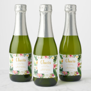Étiquette de vin Tropical Mini Sparkling, Fête des