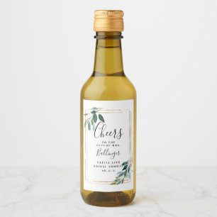 Étiquette de vin verdure, mini Eucalyptus