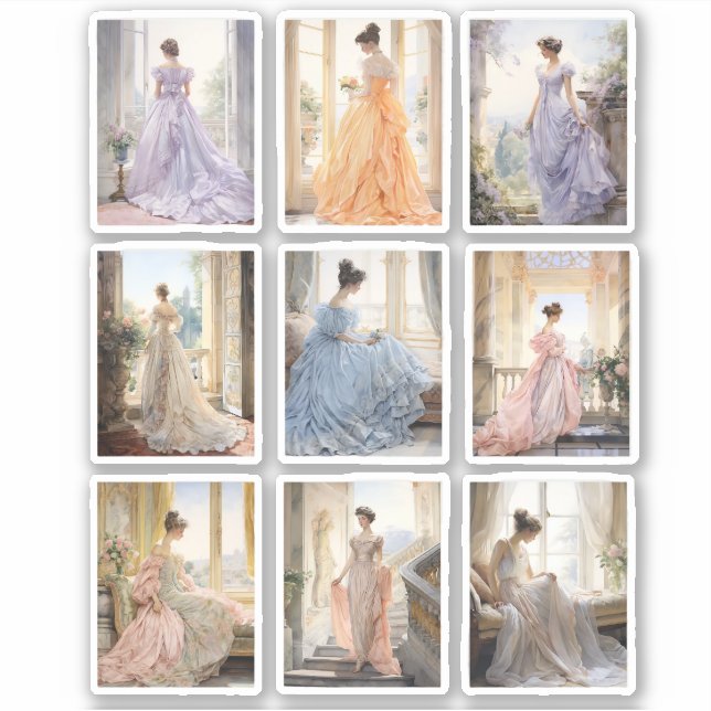 Étiquette de vinyle de Regency Ballgown (Devant)