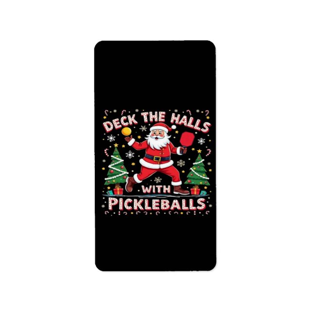 Étiquette Découvrir Les Halls Avec Des Pickleballs (Devant)