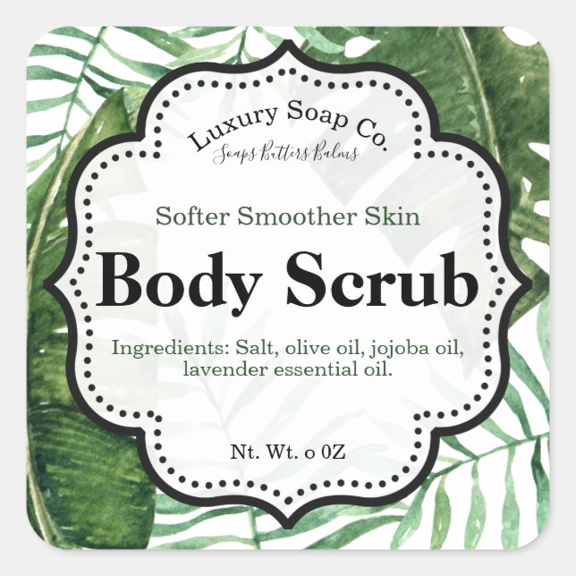 Étiquette d'écueils tropicaux (Devant)