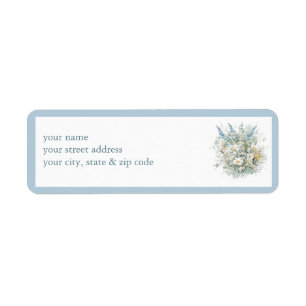 Étiquette Demande de recette pour les marguerites rustiques