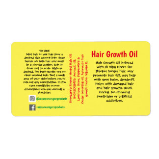 Étiquette d'emballage