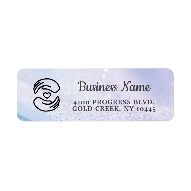 Étiquette d'emballage de luxe pour boutique Etsy / (Devant)