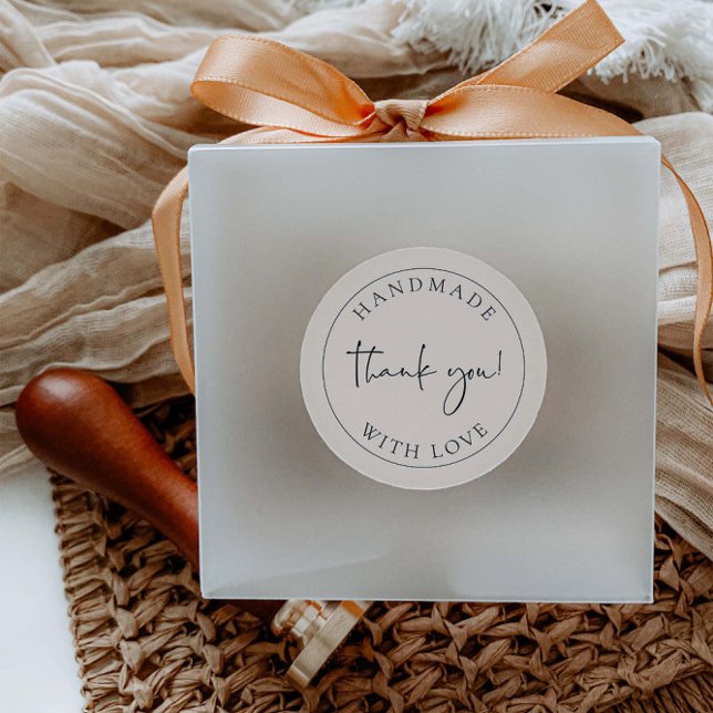 Étiquette d'emballage de Merci d'entreprise artisa (Créateur téléchargé)