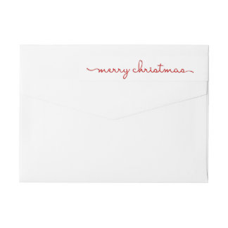 Étiquette d'enveloppe marqué avec des lettres par