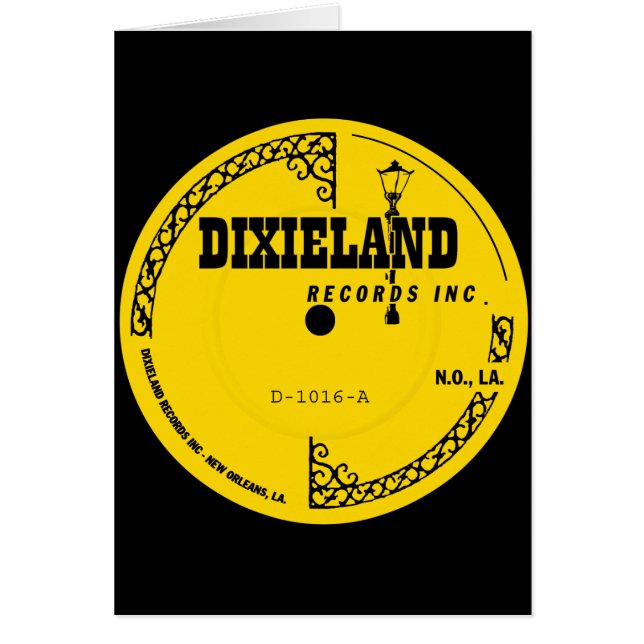 Étiquette des enregistrements Dixieland (Devant)