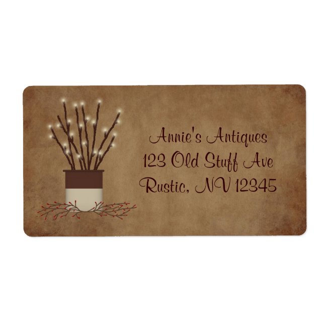 Étiquette des feux de branche (Devant)