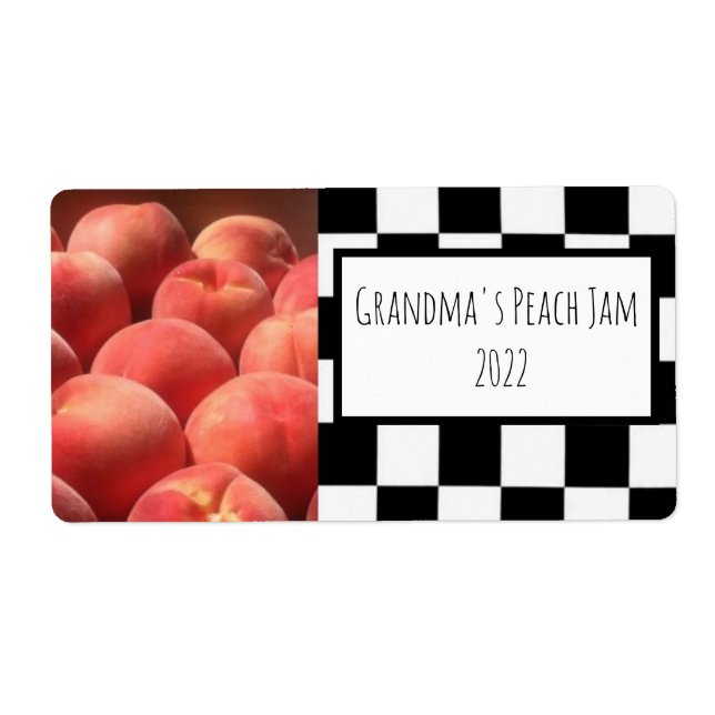 Étiquette des marchandises en conserve (Devant)