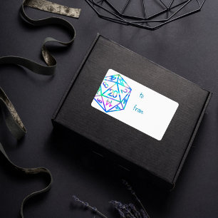 Étiquette Dés RPG   Holo Imaginaire Tabletop PnP Gamer Perso