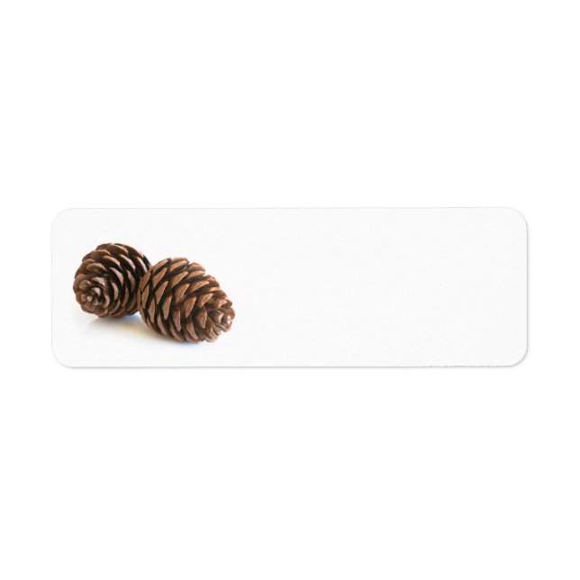 Étiquette Deux pinecones (Devant)