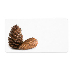 Étiquette Deux pinecones