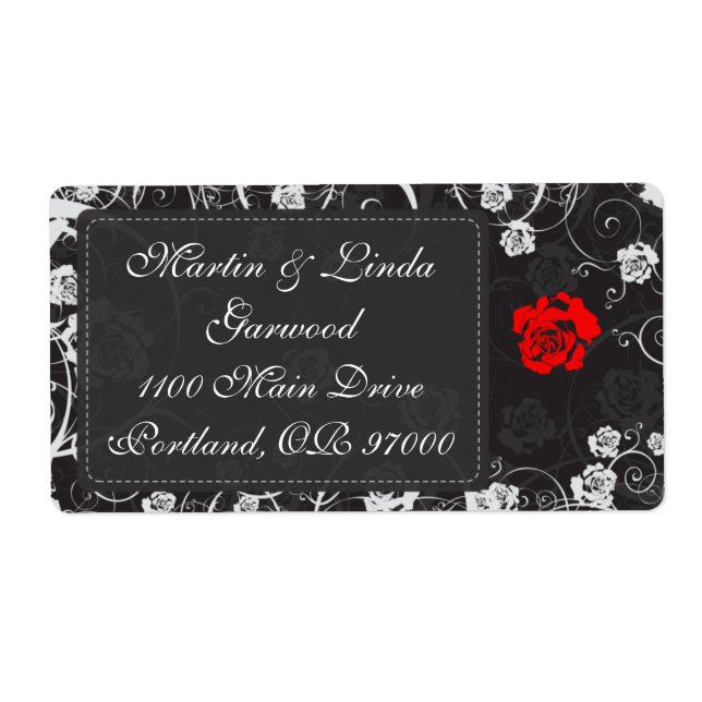 Étiquette d'expédition de crépuscule (Devant)